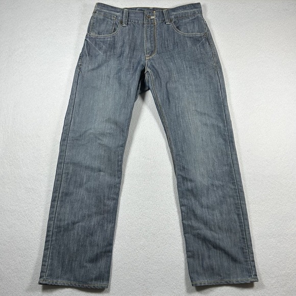 Levi's Other - Levis Jeans Mens 32x30‎ Light Blue Denim Slim Straight Button Pockets Baggy Y2K